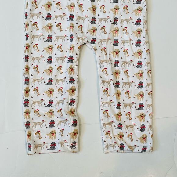 NWT James & Lottie 3M Christmas Puppy Jack Romper - Picture 3 of 5